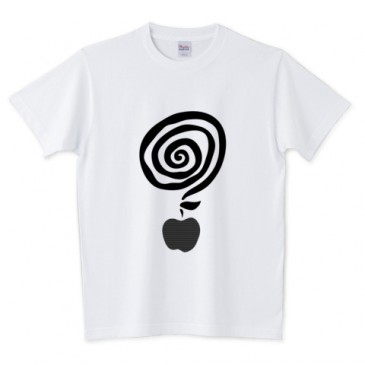 北​欧​く​る​く​る​り​ん​ごTシャツ
